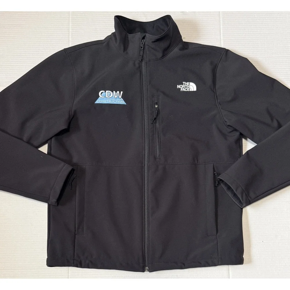 THE NORTH FACE WindWall - Men's Black SoftShell Windbreaker‎ Jacket - Large